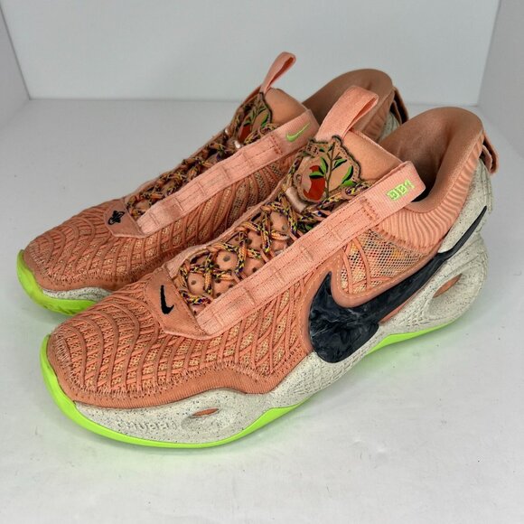 Nike Other - Nike Mens DA6725-800 Peach Cosmic Unity Pomegranate Size 7 Basketball Shoes
